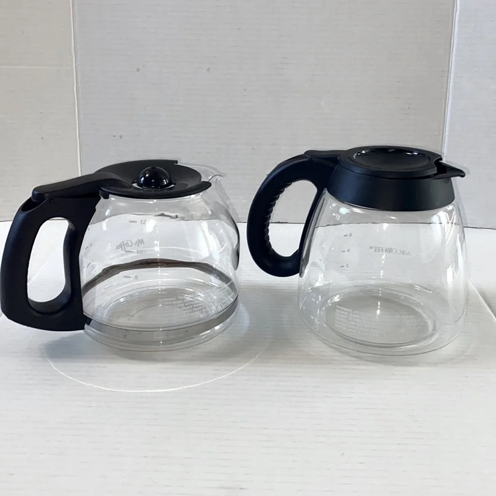 Mr. Coffee 12 Cup Carafe Coffee Pot Set of Two